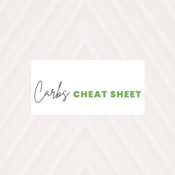 Carb Cheat Sheet