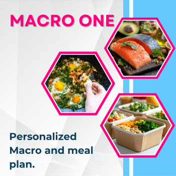 Personalized Macro and meal plan.