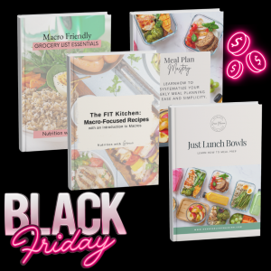 The Macro Success Bundle: Everything you need to plan, shop, and prepare a macro-friendly diet